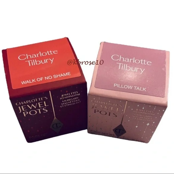 New in Box Charlotte Tilbury Jewel Eyes To Hypnotize Cream Eyeshadow Pillow Talk - Picture 12 of 15